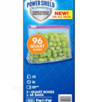 ZIPLOC QUART BOXE 48 bags
