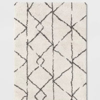 5'x7' Geometric Design Woven Area Rugs Cream/Gray - Threshold (2m x 1m60)