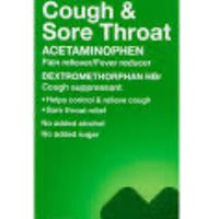CVS Health Maximum Strength Severe Cough & sore throat acetaminophen 8 Fl oz (237 mL) DLC: Mai26
