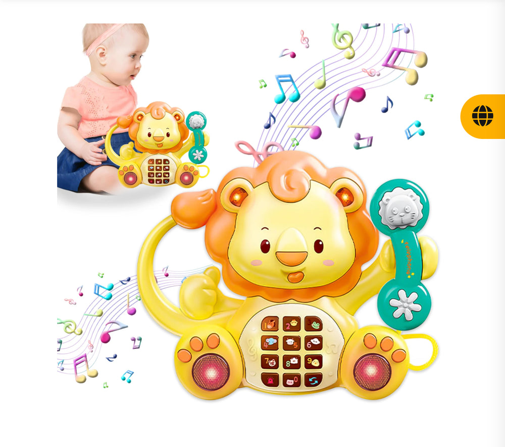 ANTIC DUCK
Voir l'original
Téléphone jouet musical éducatif pour les garçons d'un an, les filles, l'apprentissage précoce, le plaisir et la sécurité du bébé, jouet de rôle