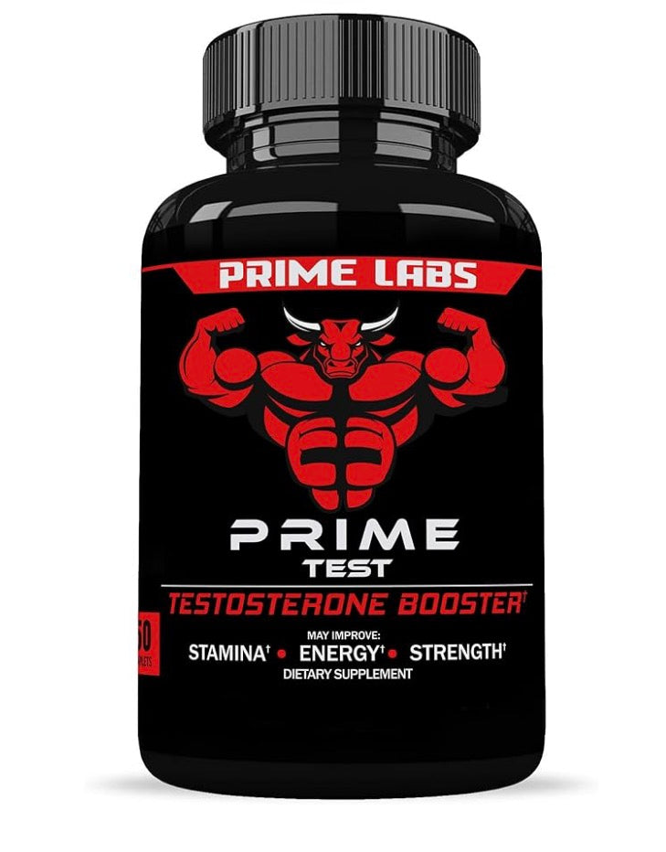 Prime Labs - Men's Testosterone Booster - Stamina, Endurance, & Strength Booster - 60 Caplets DLC: 06/2027