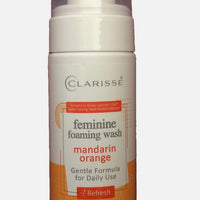 SHIPS N 24 HOURS-Clarisse Feminine Foaming Wash Mandarin Orange 4 oz.-Brand New 118ml