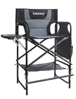 
              BAYIEIUI 2 Pack Flip Up Director Chair with Side Table Storage Bag Portable Camping Makeup Artist Bar Chair Support 400lbs and 27" Seat Height
            