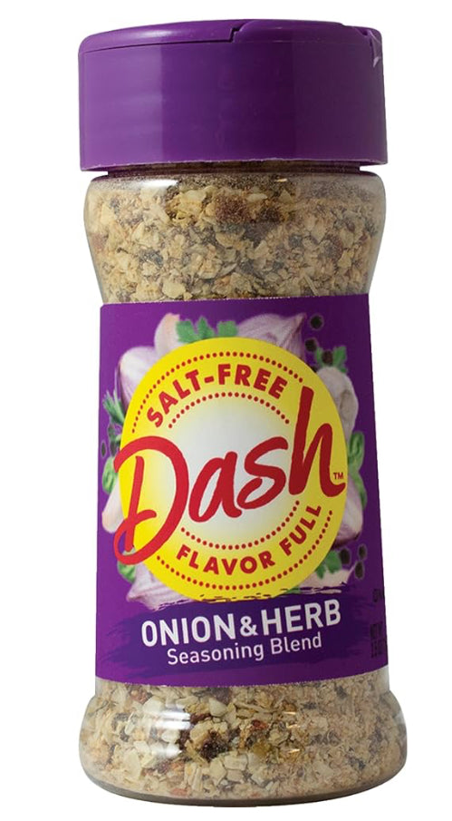 Dash Salt-Free Seasoning Blend, Onion & Herb, 2.5 Ounce 71g