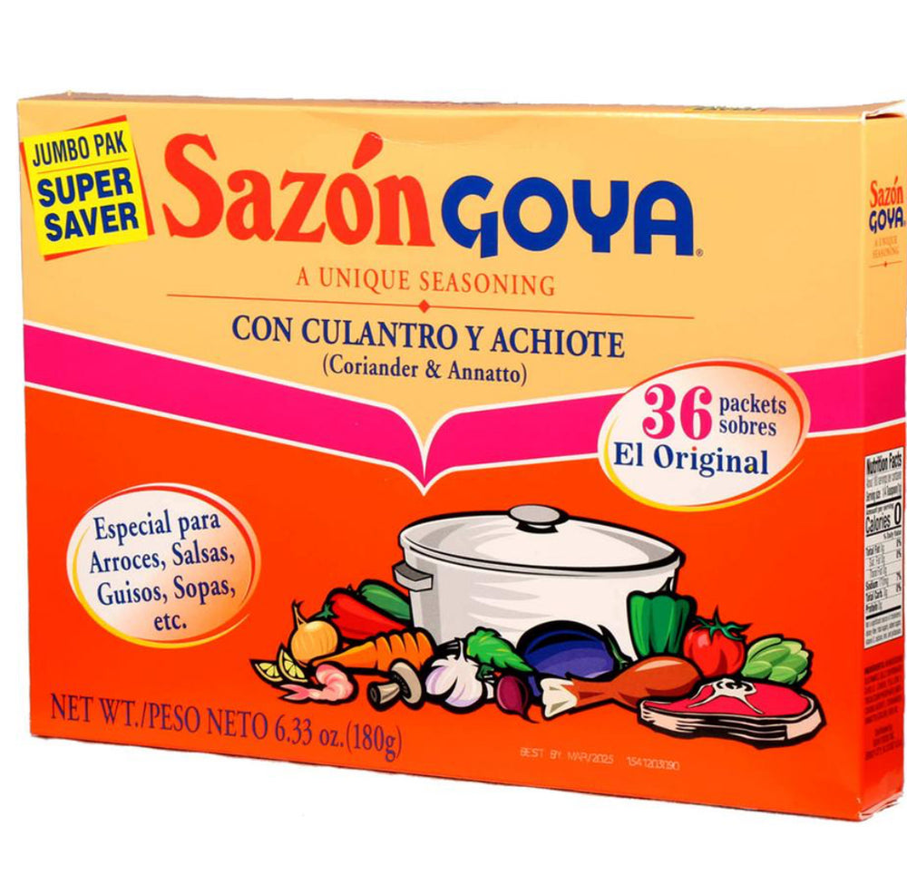 Goya Coriander and Annatto Seasoning 36Pcs  (180g) DLC: Nov29