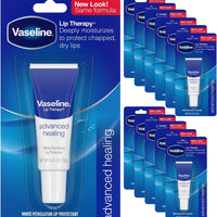 Vaseline Lip Therapy Lot de 12 tubes de baume à lèvres Advanced Healing 9,9 g