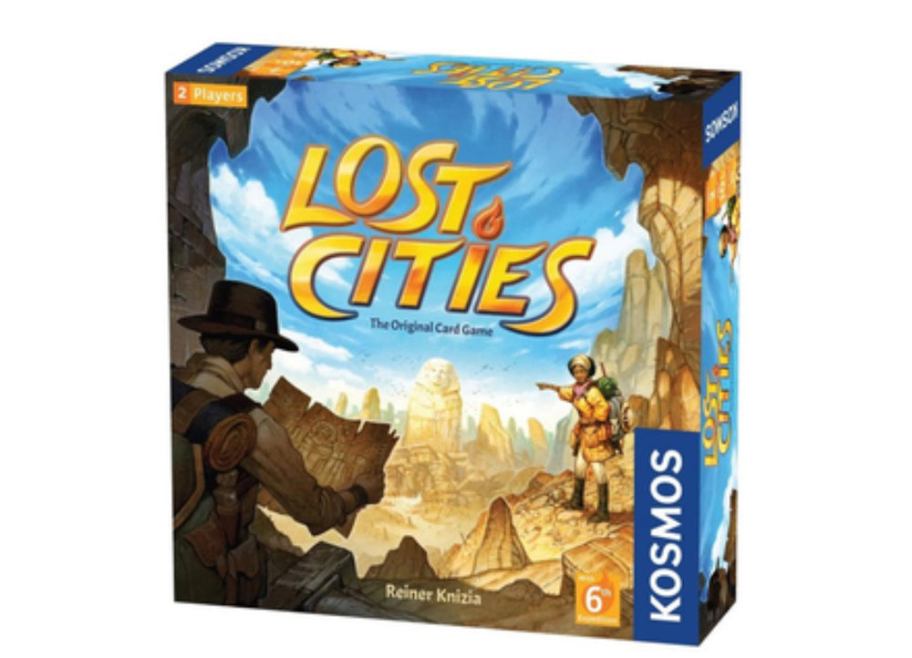 NEW Lost Cities Card Game w/6th Expedition Board Game Thames & Kosmos SEALED NIB