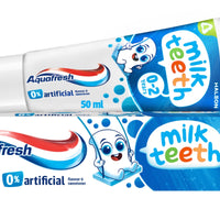 AQUAFRESH TOOTHPASTE - MILK TEETH 0-2YRS (50ml)