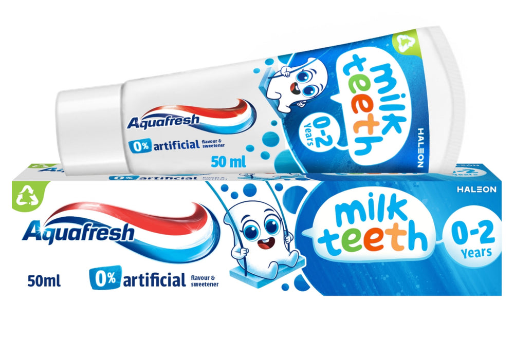 AQUAFRESH TOOTHPASTE - MILK TEETH 0-2YRS (50ml)