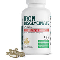 Iron Bisglycinate - 25 mg 90 Count DLC: 10/26