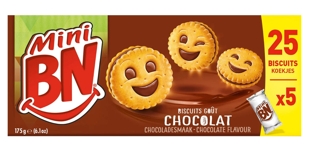 Biscuits mini goût chocolat BN
 (5 x 175g) DLC: Janv26