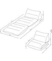 
              Tufted Baffled Foam Lounge Dorm Chair Gray - Room Essentials: Upholstered Accent, No Assembly Required
            