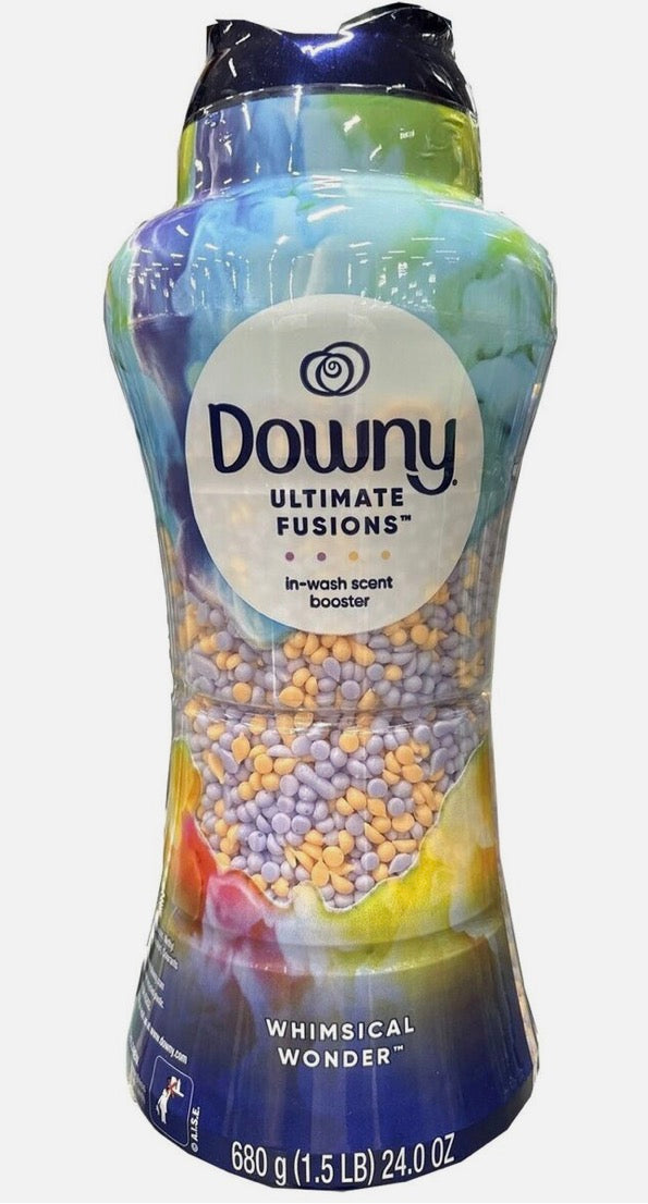 Downy Ultimate Fusions In-Wash Scent Booster Beads + Dual Action Scent Release, Whimsical Wonder (24 oz.) 694g