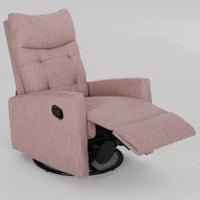 Woodglen Contemporary Glider Swivel Recliner Light Blush - Christopher Knight Home: Nursery-Suitable, Plush Comfort LPEU841968
