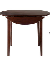 
              Double Drop Leaf Table ( H 75cm x 90 round)
            
