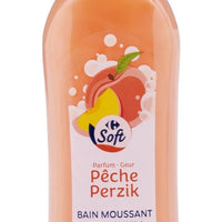 Bain moussant parfum pêche CARREFOUR SOFT 1L
