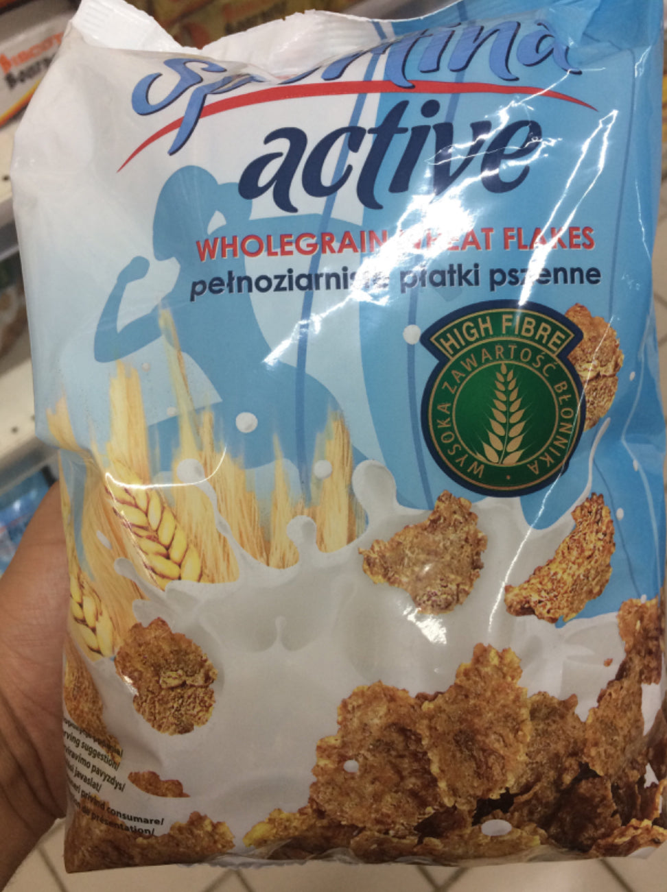 Obst Sportina active wholegrain wheat flakes (250 g) DLC: Janv26