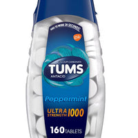 Tums Ultra Strength Mint Antacid Chewable Tablets 160ct DLC: Fev29