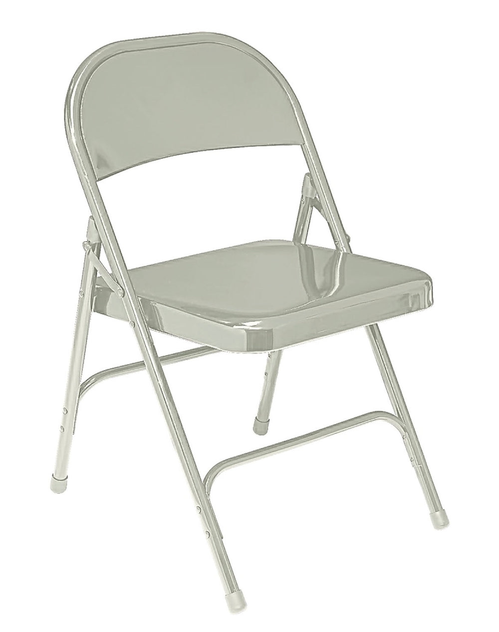 National Public Seat Home Office Decorative Standard All-Steel Folding Chair Grey