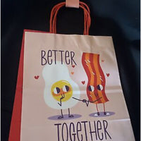 Pack de 2 sacs-cadeaux en papier Spritz Valentines Better Together, You Make My