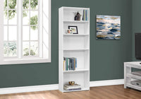 
              Monarch Specialties Bookshelf Bookcase 6 Tier 72InchH Office Bedroom Laminate Grey Transitional
            