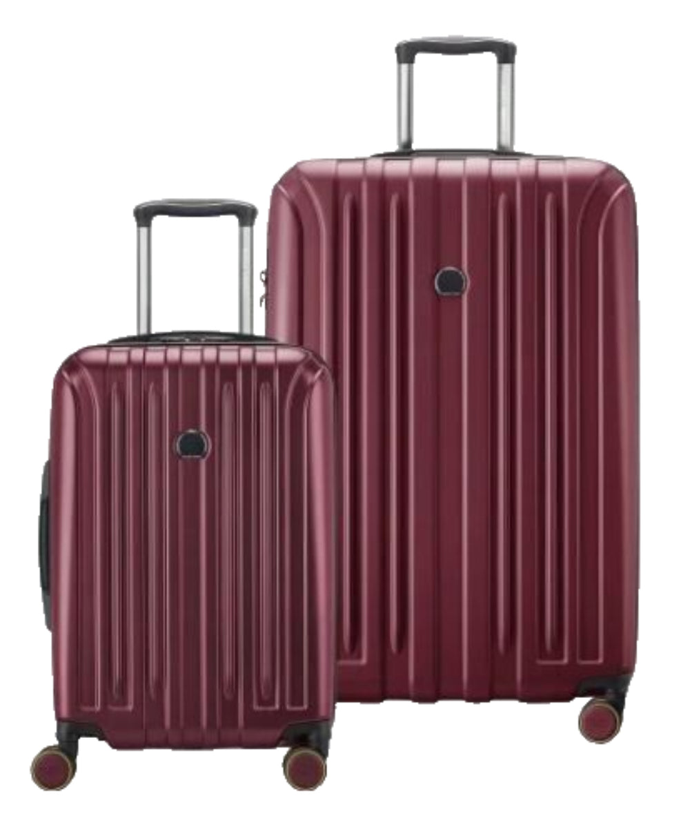 Delsey Paris Accelerate 2-Piece 30 & 22 Carry-On Hardside Luggage Set - Red