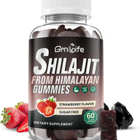 Shilajit Himalayan Gummies Strawberry flovor sugar free (60 tables) DLC: Nov26
