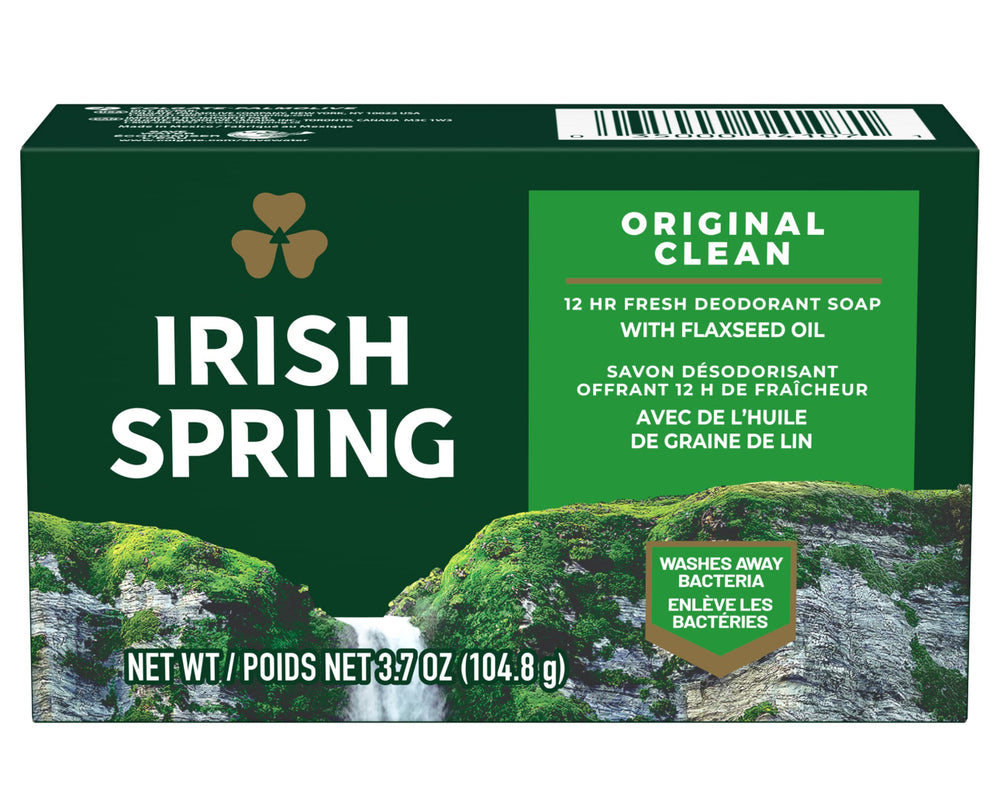 Irish Spring Bar Soap, Original Clean 113g