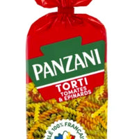 Pâtes torti tomates et épinards PANZANI 500g DLC: Juillet26