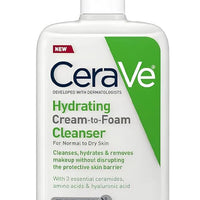 CeraVe Hydrating Cream-to-Foam Cleanser 473ml