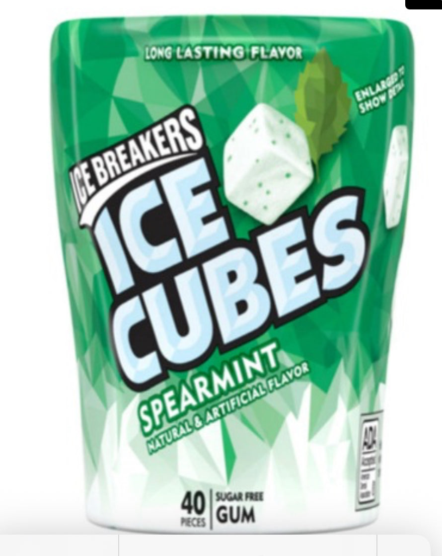 ICE CUBES SPEARMINT (40pcs) DLC: Déc26
