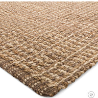 5'x7' Basket Weave Woven Area Rug Natural - Threshold™
(2m x 1m60)