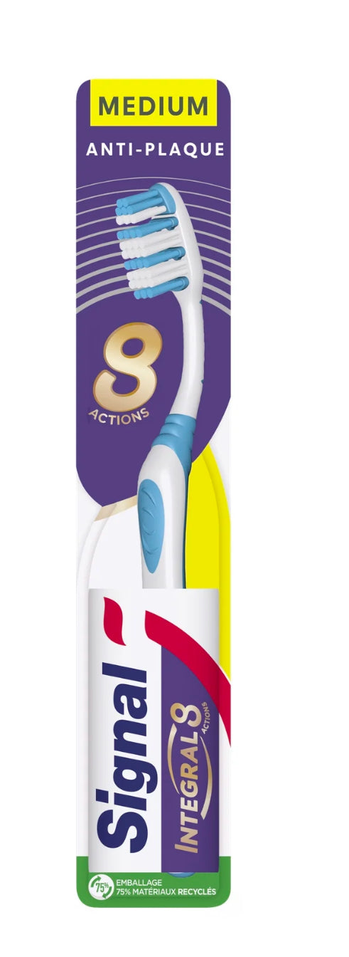 Brosse à dents Integral 8 Soin Complet Medium SIGNAL