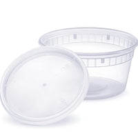 Deli Food Containers with Lids - 12oz (355mL)