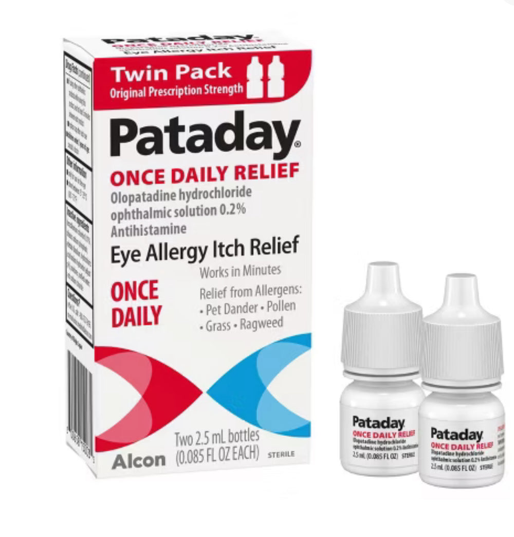 Pataday Once Daily Relief Allergy Eye Drops (2.5ml) DLC: Juillet26