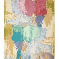 Liora Manne Marina Watercolor Indoor Outdoor Area Rug Pastel (2m x 1m60)