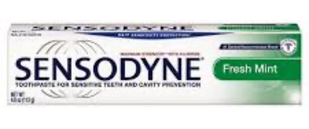 Sensodyne Sensitivity Toothpaste, Toothpaste for Sensitive Fresh Mint DLC: Janv27