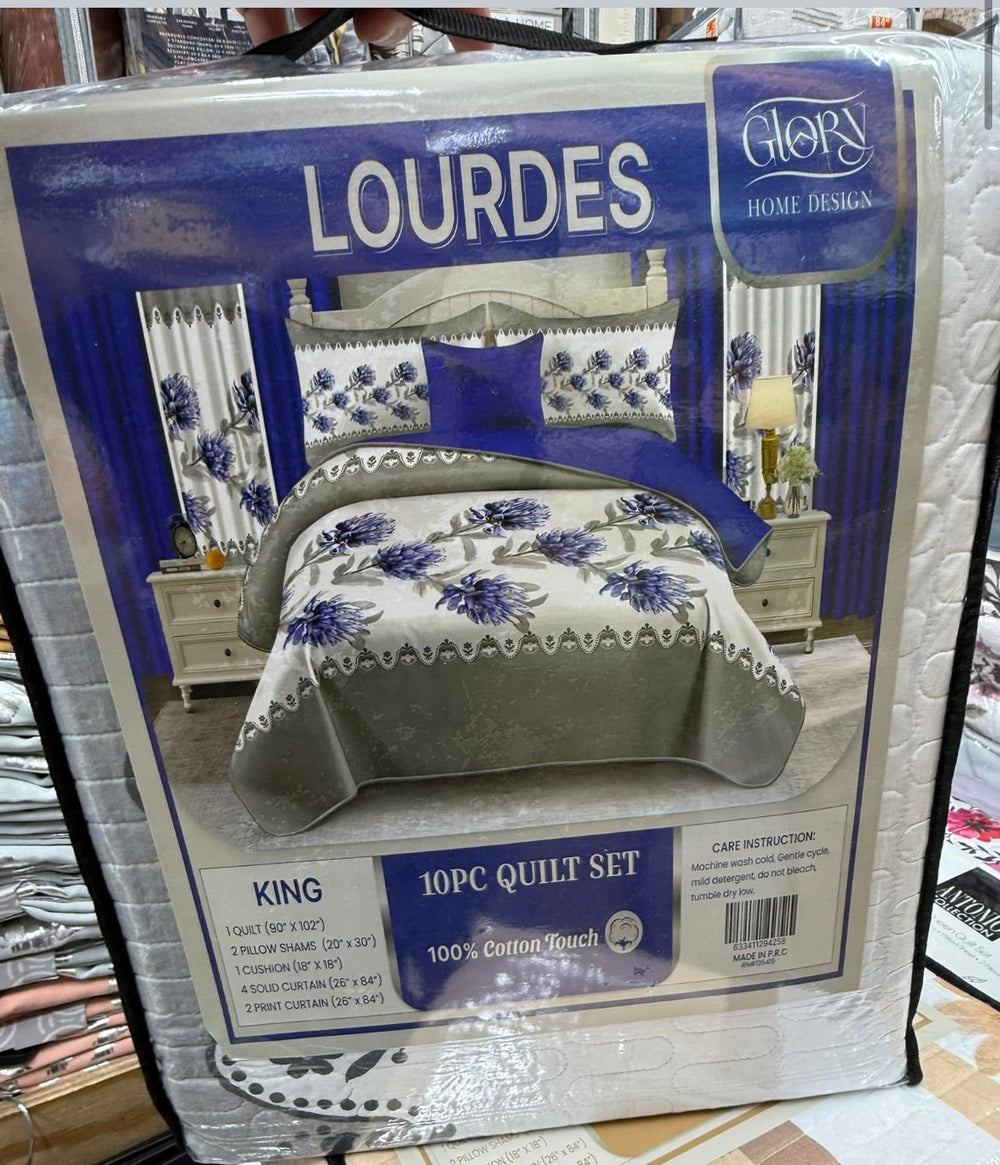 Lourdes Drap 3 places 10 pièces