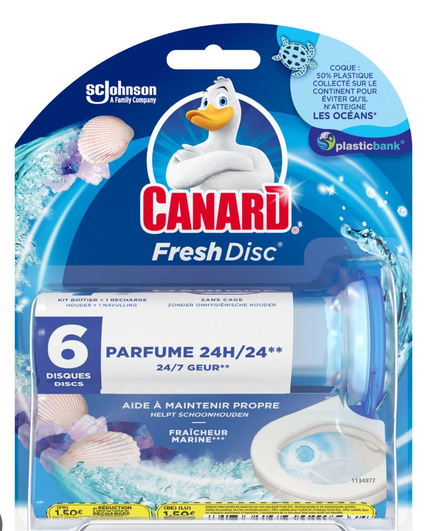 Bloc WC applicateur disques gel CANARD WC 6 disques