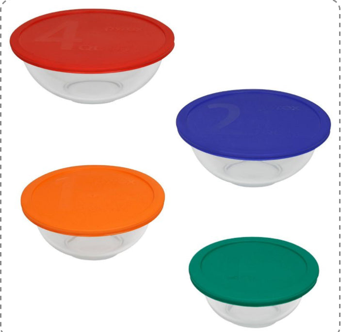 Vetro Conjunto de Potes Roma 4 pcs-MCI
