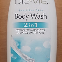Oil De Vie Ultra Moisturizing Body Wash 2 in 1 Cleanser + Moisturizer 18 Oz (532ml)