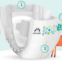 Mama Bear Gentle Touch Diapers, Hypoallergenic, Size 3, 168 Count (4 packs of 42), White