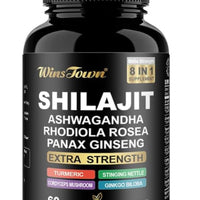 8-in-1 Shilajit x Ashwagandha (60 Capsules) DLC: Juin28