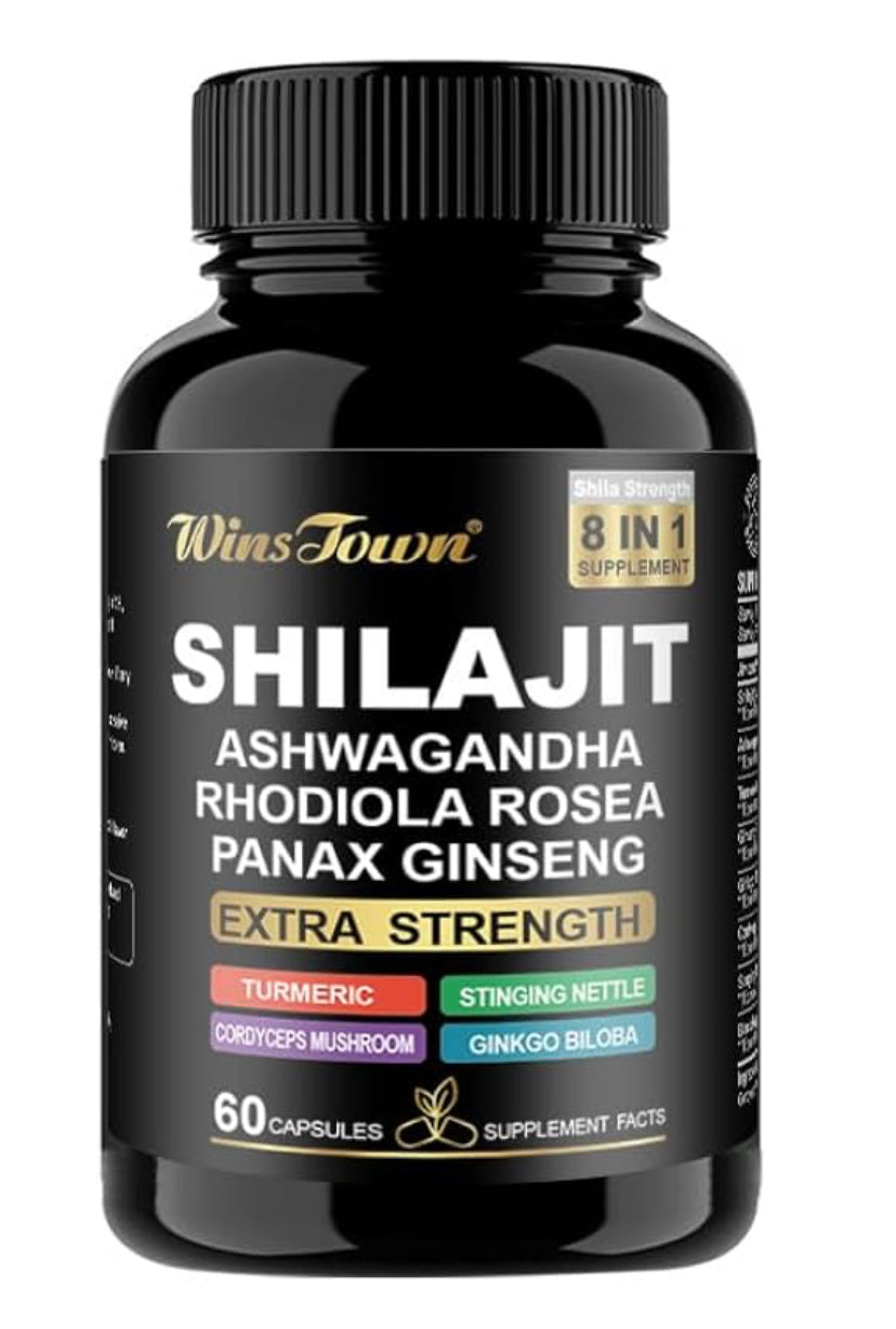 8-in-1 Shilajit x Ashwagandha (60 Capsules) DLC: Juin28