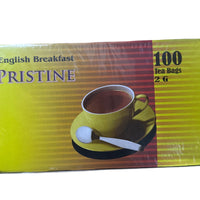 English breakfast pristine 100 tea bags 2 g DLC: Déc25