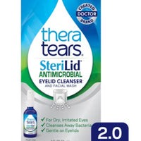 TheraTears Sterilid Antimicrobial Eyelid Cleanser and Facial Wash - 2 fl oz (59.2) DLC: Janv26