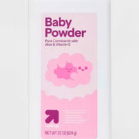 Baby Powder - Aloe Vera Vitamin E - 22oz - up&up (624g)