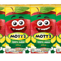 Mott's Jus de pomme 100 % original, boîtes de 125 ml (lot de 4) DLC: Fév25