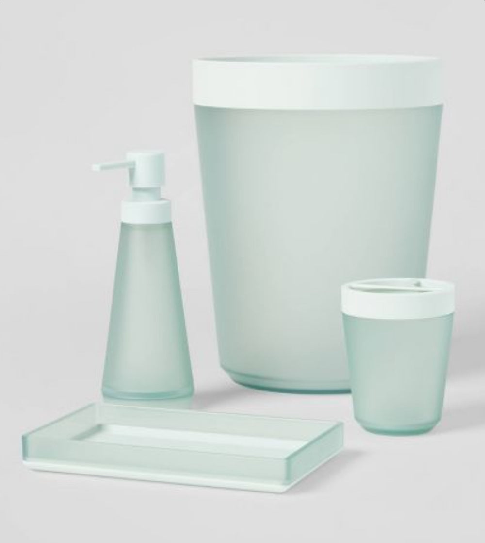 4pc Bath Coordinate Set Mint Green - Room Essentials