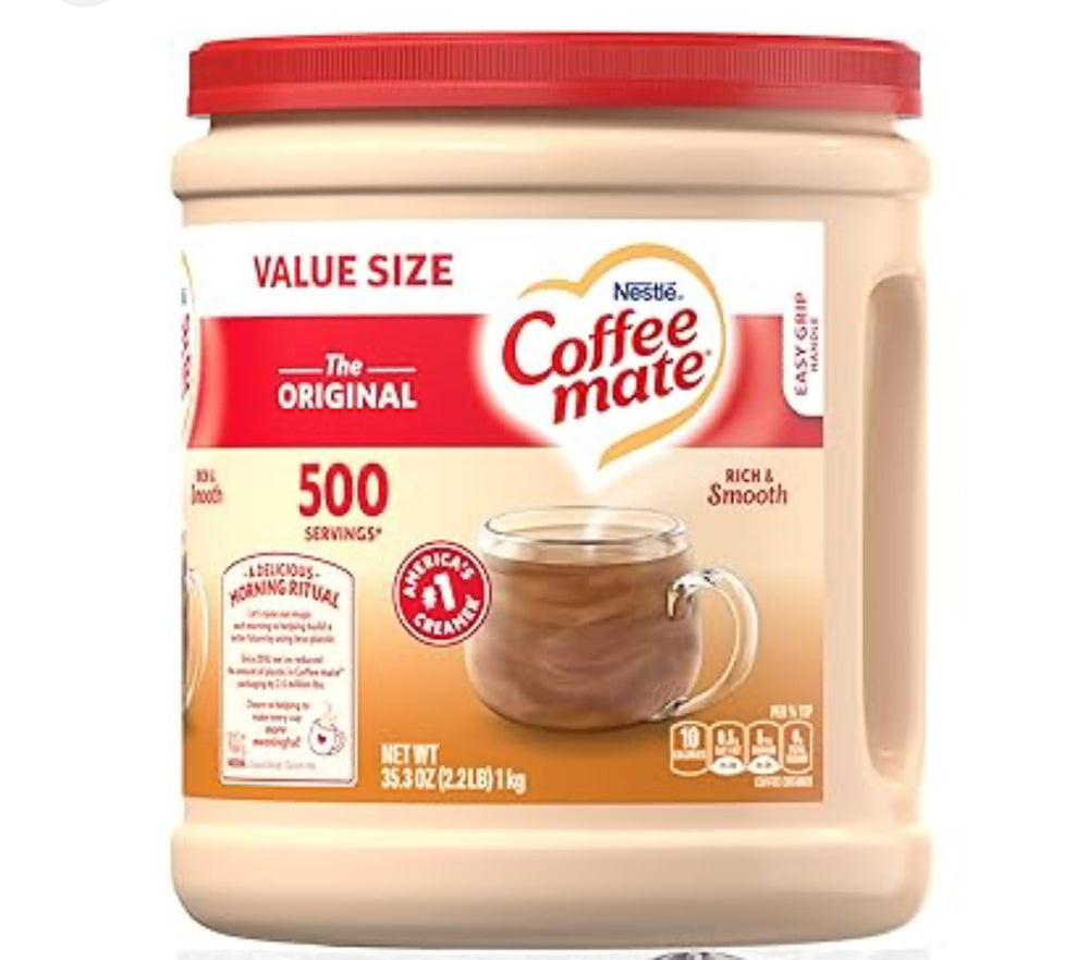 Coffee-mate Coffee Creamer Original, 35.3 oz (1 Kg) DLC: 09 Nov26
